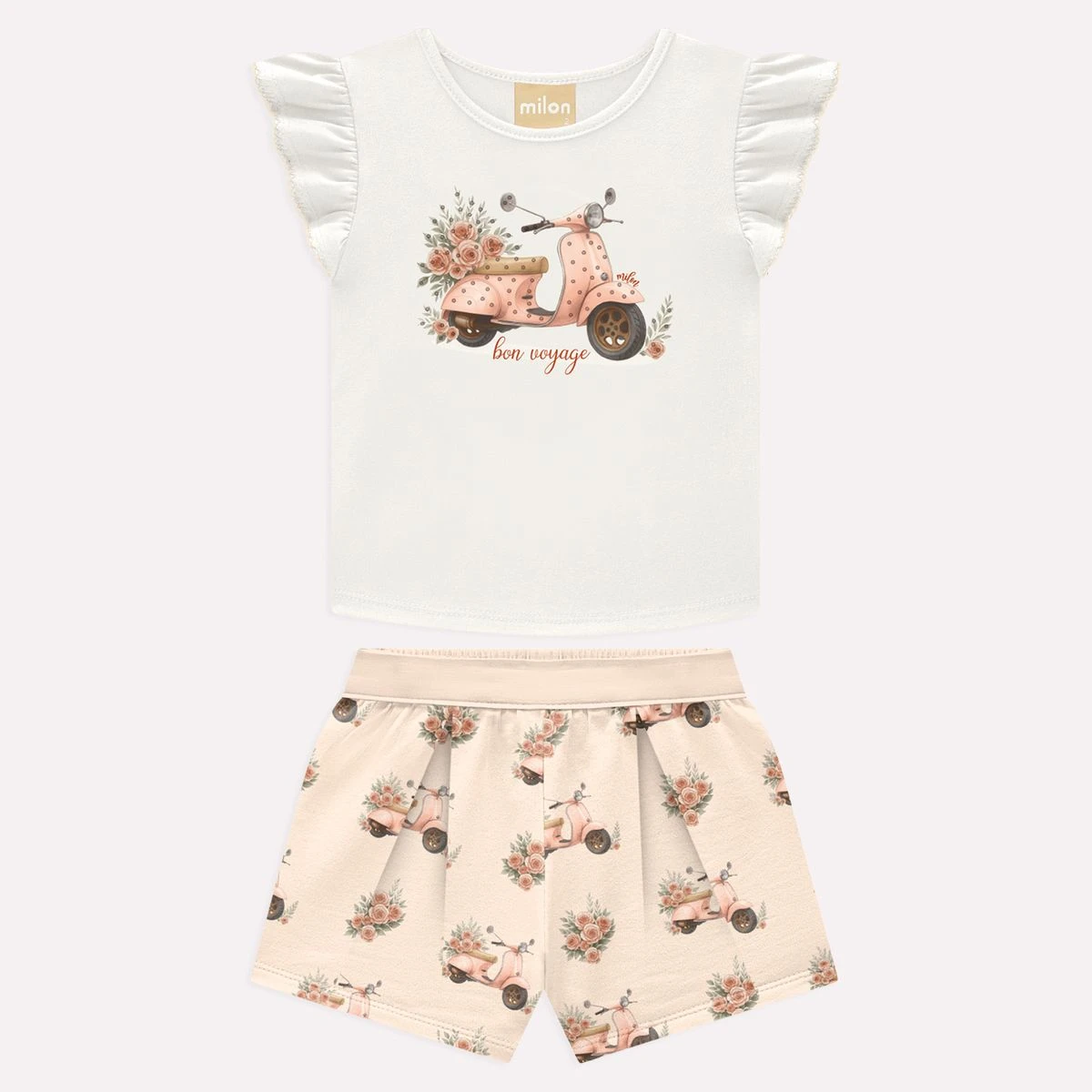 Conjunto Blusa + Short Infantil - Imagen 2