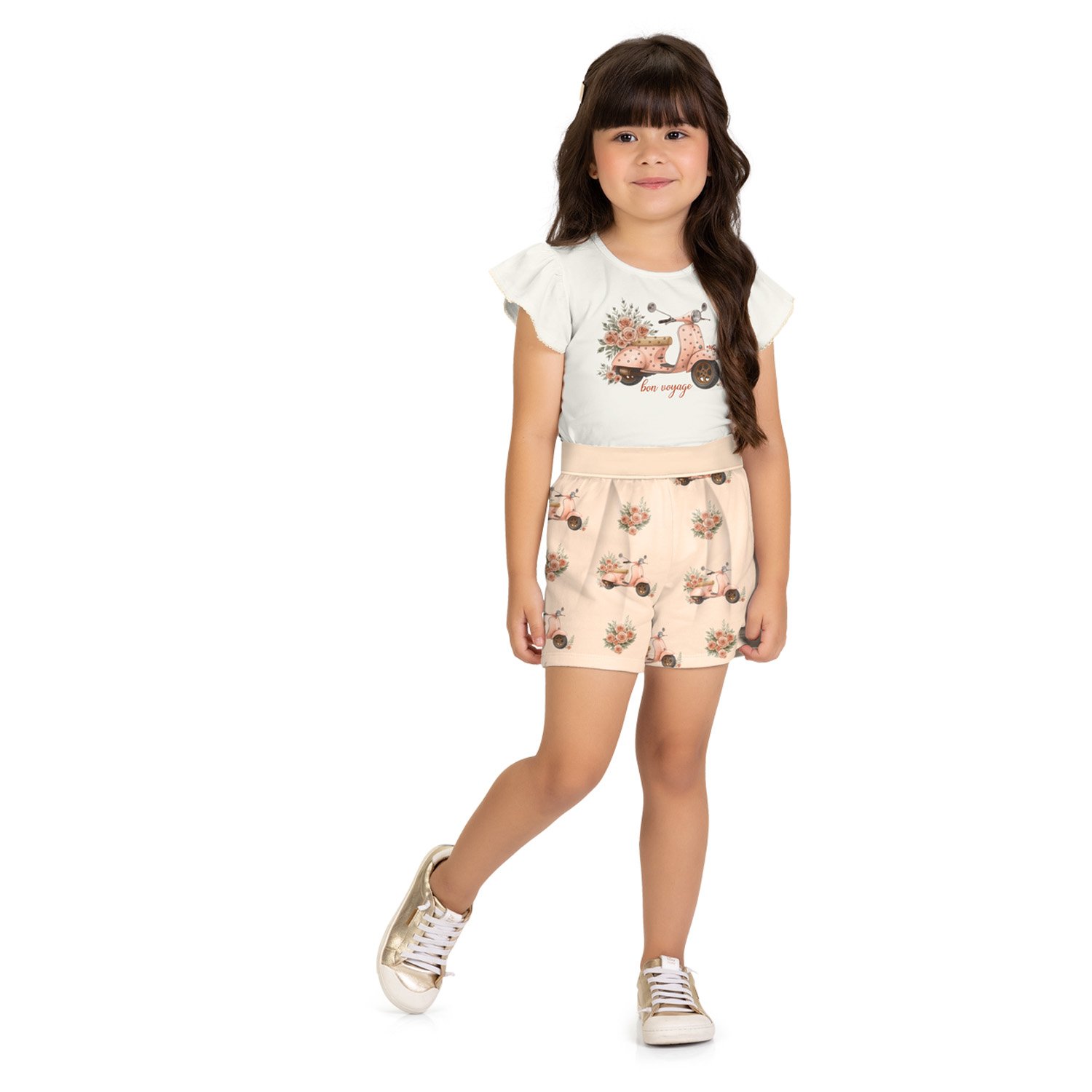 Conjunto Blusa + Short Infantil