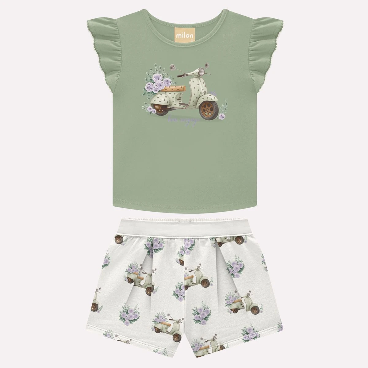 Conjunto Blusa + Short Infantil - Imagen 3